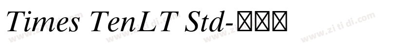 Times TenLT Std字体转换